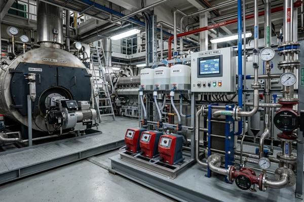 Marine boiler water treatment and antiscalant dosing equipment